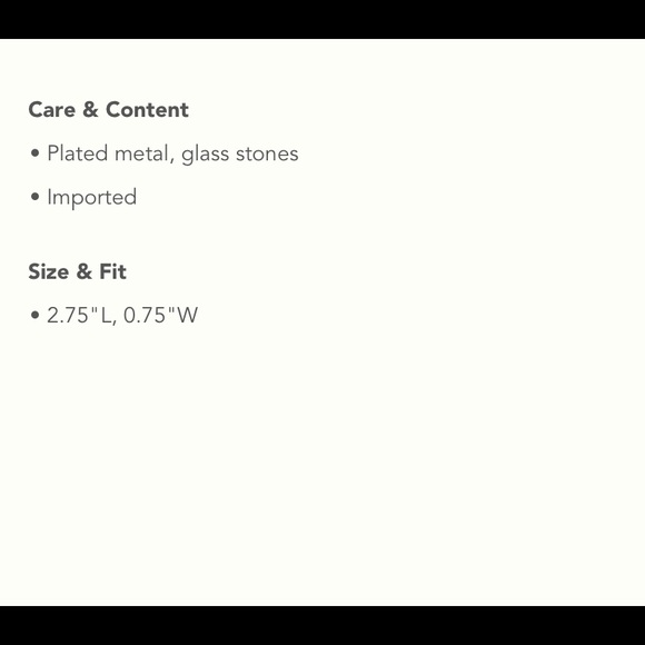 Luna Double Drop Earrings White - Picture 3 of 3